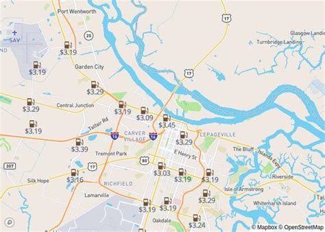 cheapest gas in savannah area